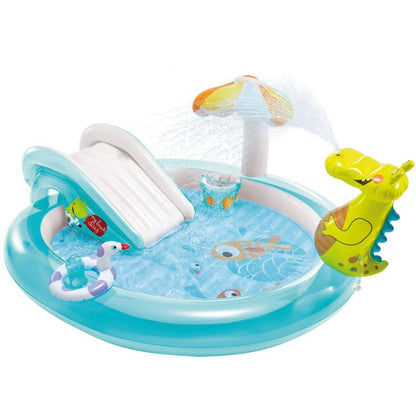 Isla Cocodrilo 2 en 1 Intex - Piscina y Centro de juegos inflable