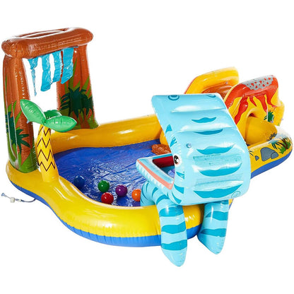Dinosaurio Prehistorico 2 en 1 Intex - Piscina y Centro de juegos inflable