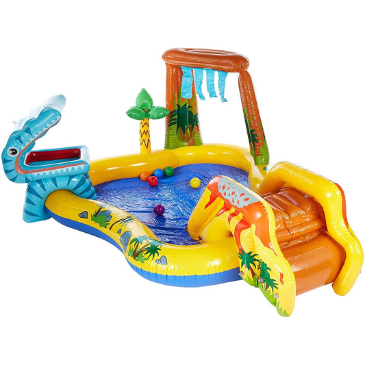 Dinosaurio Prehistorico 2 en 1 Intex - Piscina y Centro de juegos inflable