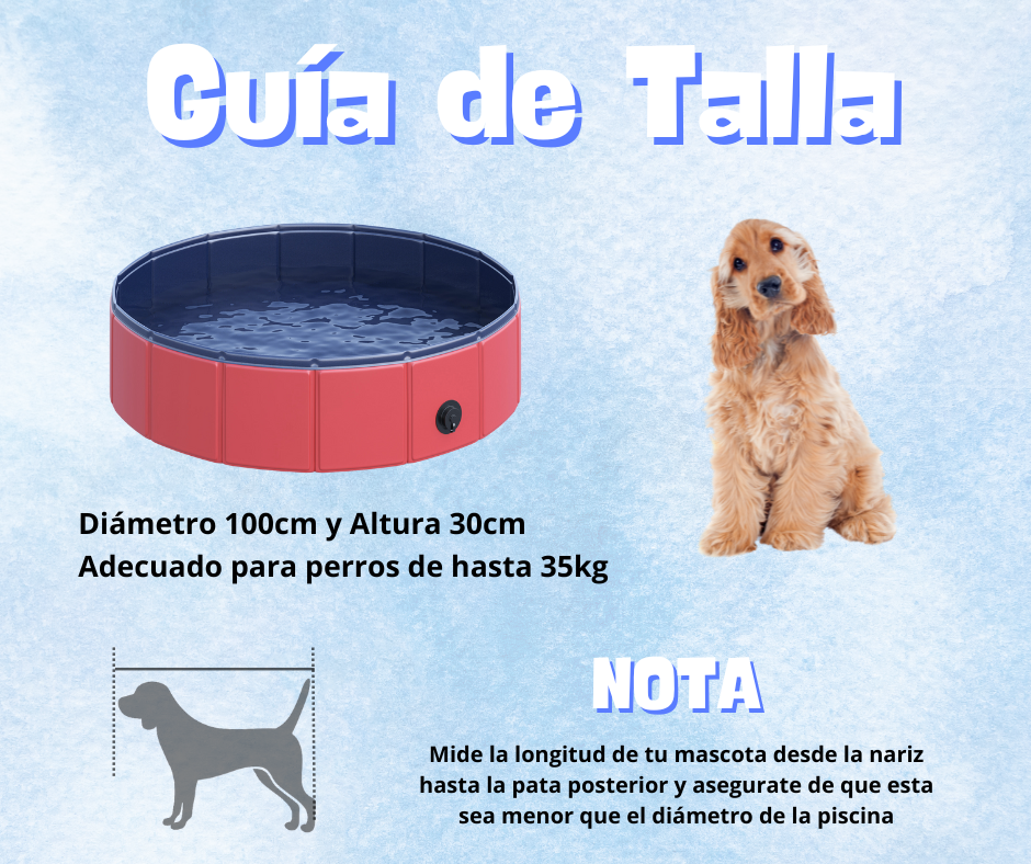 Piscina Plegable para Mascotas